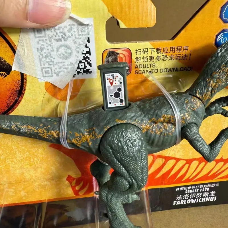Original Mattel Jurassic World Chaos Theory Farlowichnus Danger Pack Action Toys Figure Collection Models