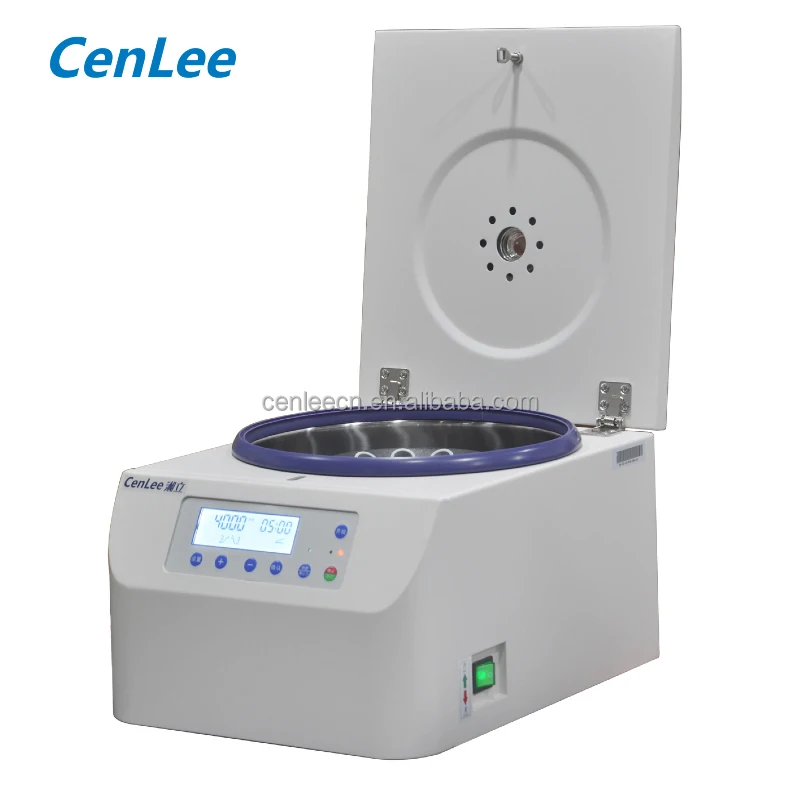Desktop automatic low-speed medical laboratory clinic centrifuge with program memory function and electronic door lock
