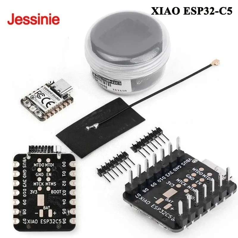 10-pecas-1-peca-seeed-studio-xiao-esp32-c5-esp32c5-24g-5ghz-wi-fi-6-bluetooth-compativel-ble-50-zigbee-thread-modulo-de-placa-de-desenvolvimento