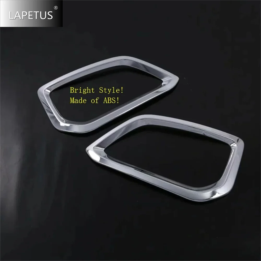 

Auto Rear Tail Fog Lights Lamps Decor Frame Cover Trim Fit For Hyundai Kona 2018 2019 2020 2021 ABS Accessories Chrome Exterior