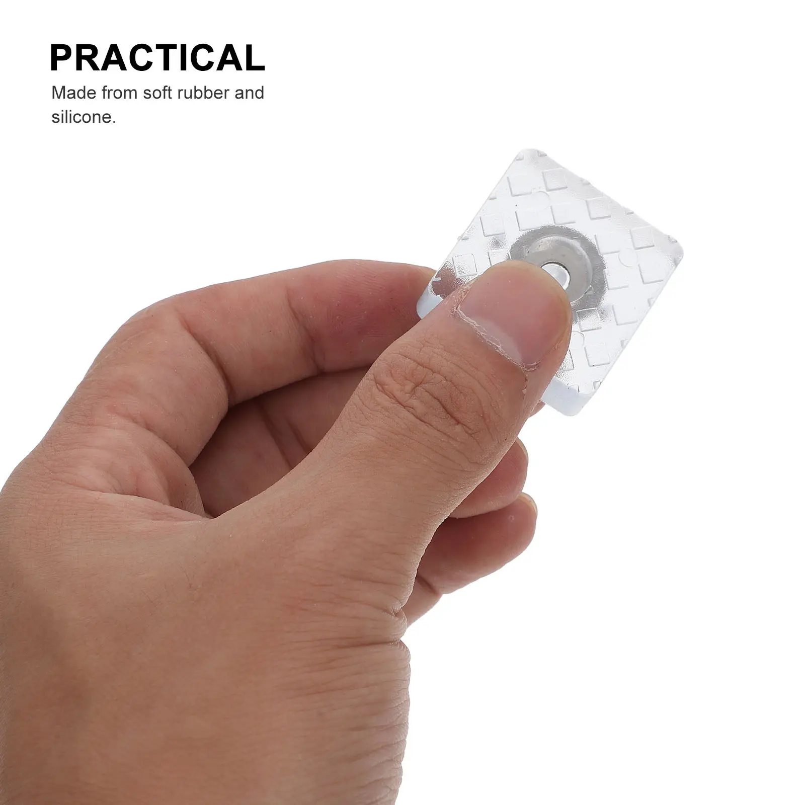 10Pcs Transparent Wear-Resistant Silicone Rubber Floor Protectors for Chair Legs Couch Feet Chopping Boards Non Slip Furniture