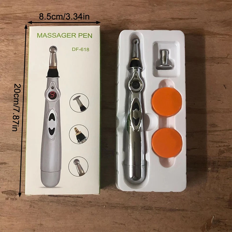 Electronic Acupuncture Pen Meridian Energy Acup Meridian Massage Pen Boxed Energy Circulation Massage Pen Physiotherapy