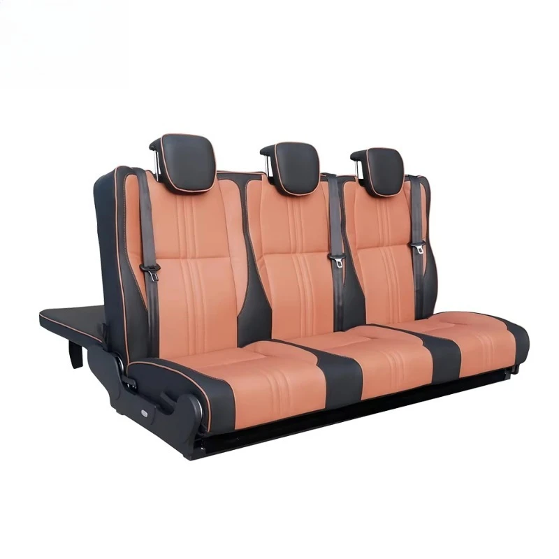 Luxury Forward Slip Foldable RVS Bed Seat for Caravan Motorhome Trailer Three Fold RV Camping Car Seat