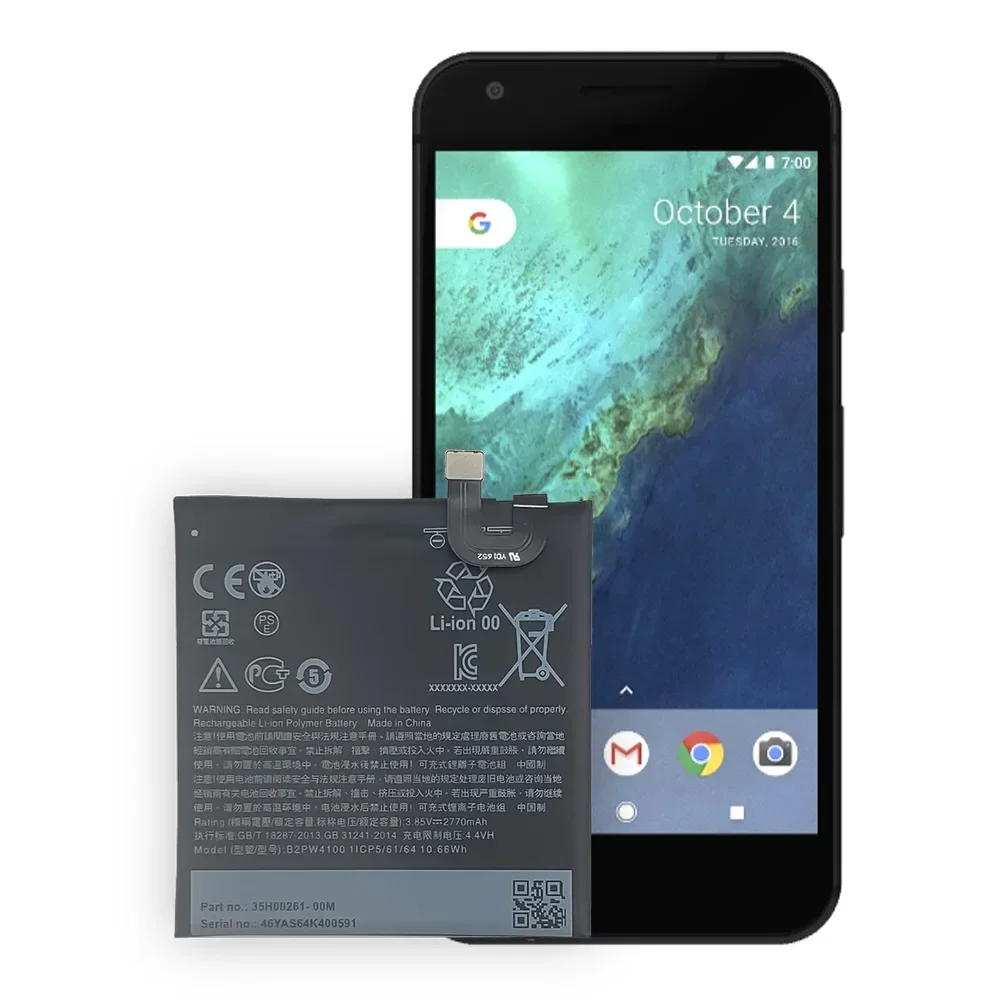 

Новая высококачественная замена для HTC Google Pixel/Nexus S1 Core B2PW4100, встроенный аккумулятор для телефона, аккумулятор большой емкости
