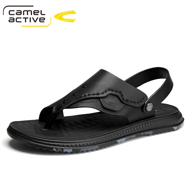 Camel Active New PU Leather Fashion Comfortable Leisure Buckle Strap Brand Men Shoes Beach Sandals image 2