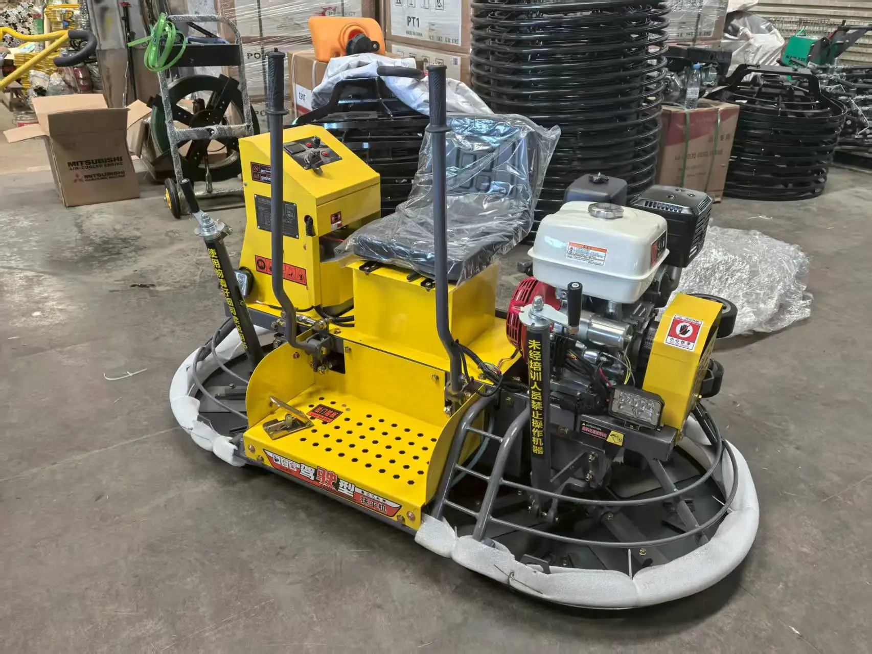 مجرفة طاقة أرضية خرسانية 1000 مللي متر لمسة نهائية من الأسمنت هليكوبتر آلة مجرفة طاقة خرسانية ركوب مجرفة طاقة خرسانية #6