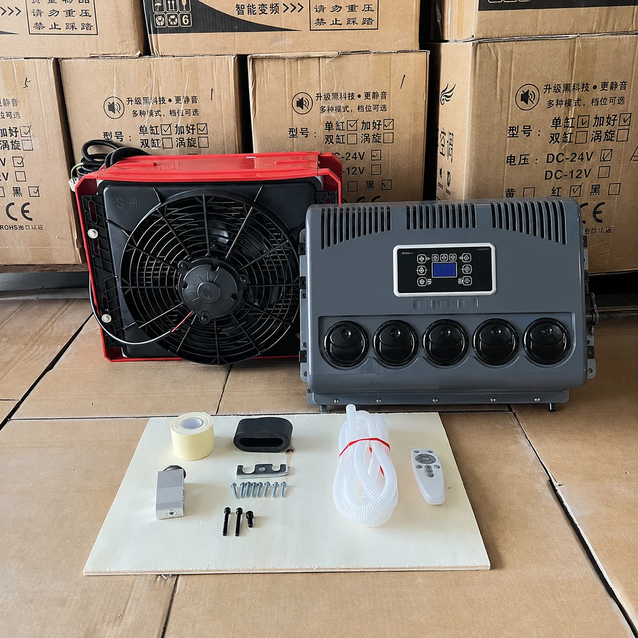 

Limited Edition Air Conditioner Fast Cooling, Low Noise For Truck Cab RV, Bus, Excavators, Van, Semi Truck, Boat