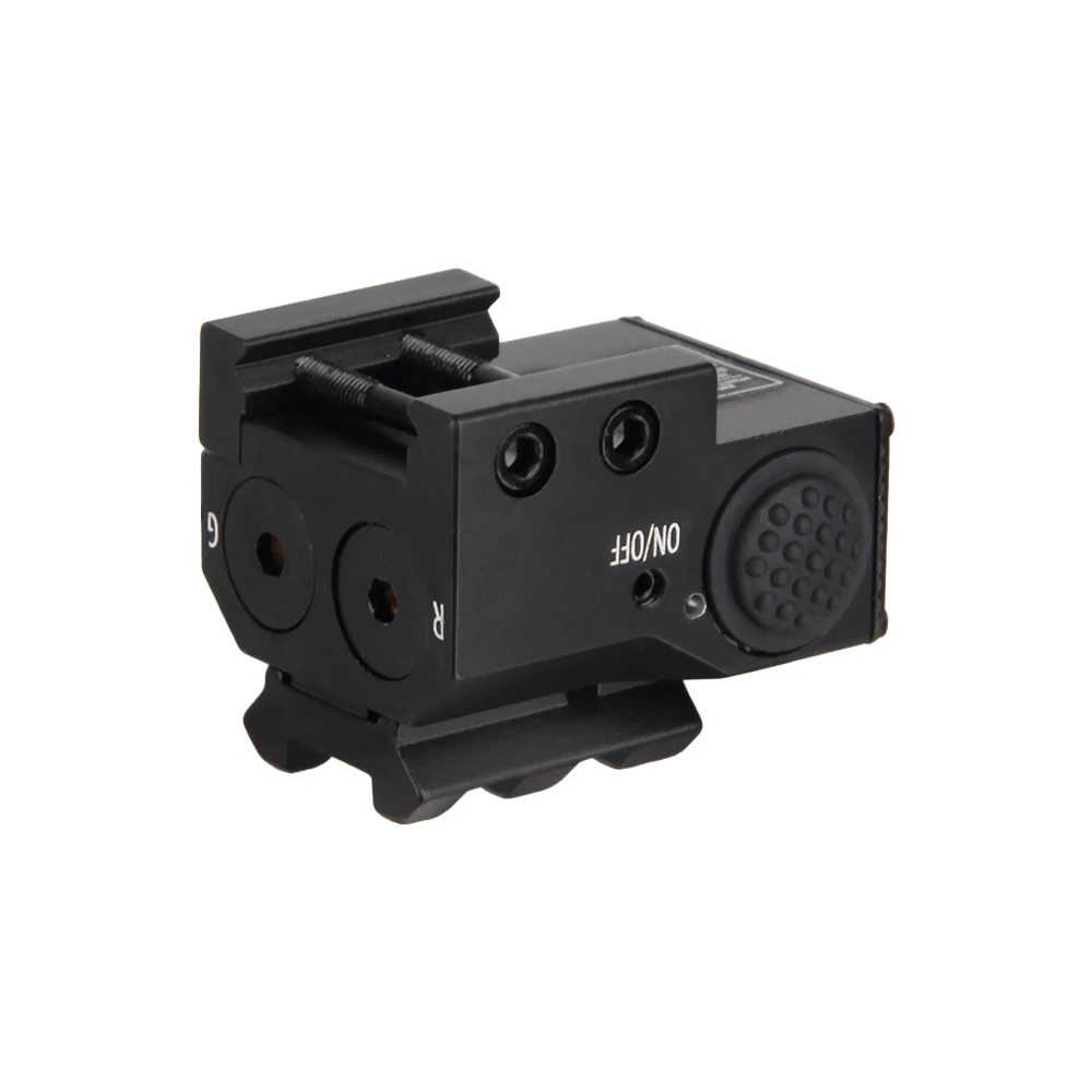 Hunting Sub-compact USB Rechargeable 4x Magnification Aluminium Matte Black Laser Sight Combo Red Green Dot Scope  JG11RG