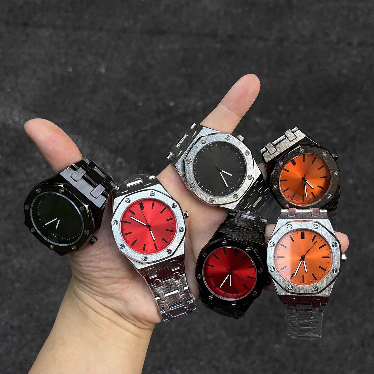 Simple, Atmospheric, Classic, Fashionable, Polygonal, Trendy, Deep Waterproof Wristwatch