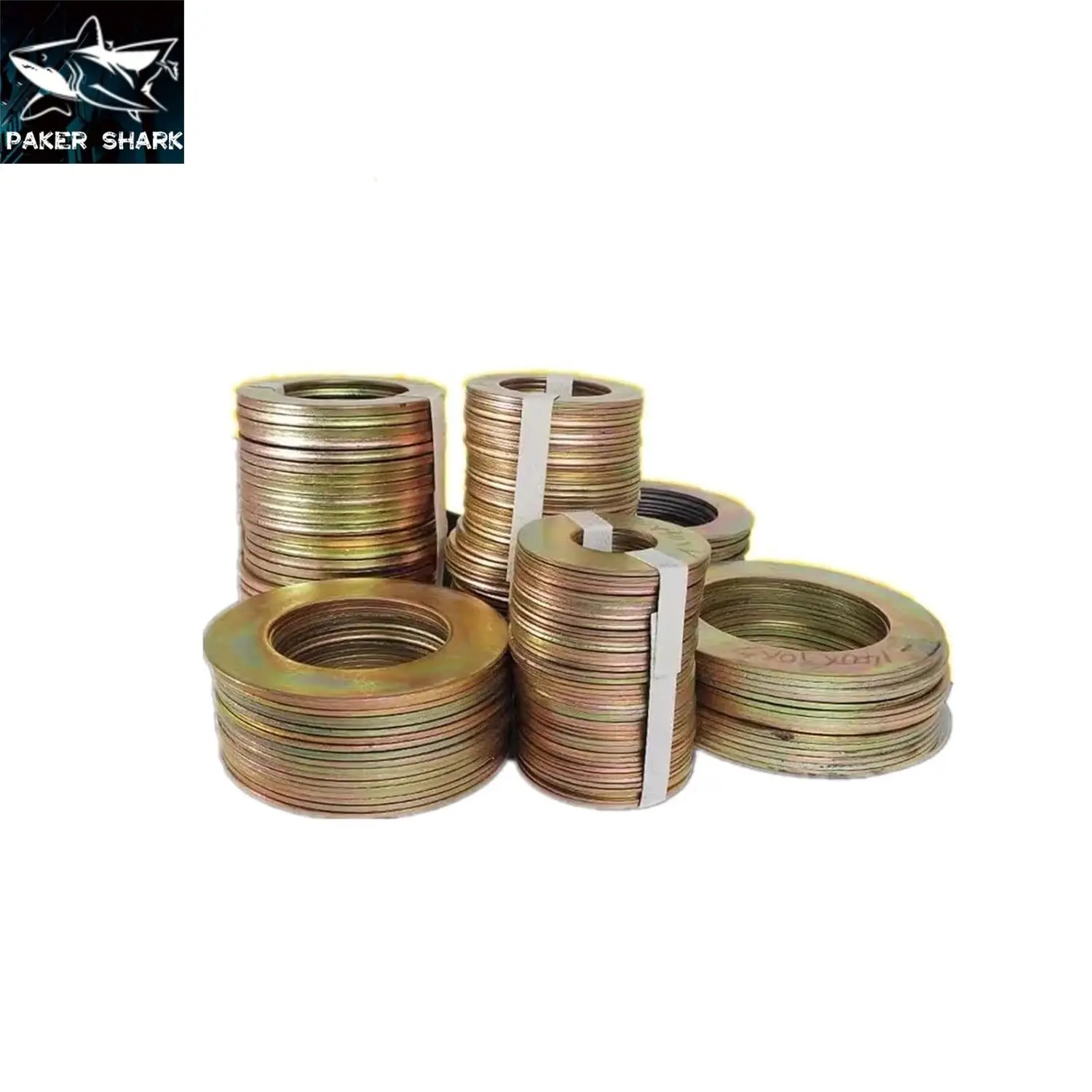 

10PCS Excavator Bucket Shaft Gasket Metal Wear Resistant Iron Round Thickened Gap Steel Sheet Pin Thin Washer Qual