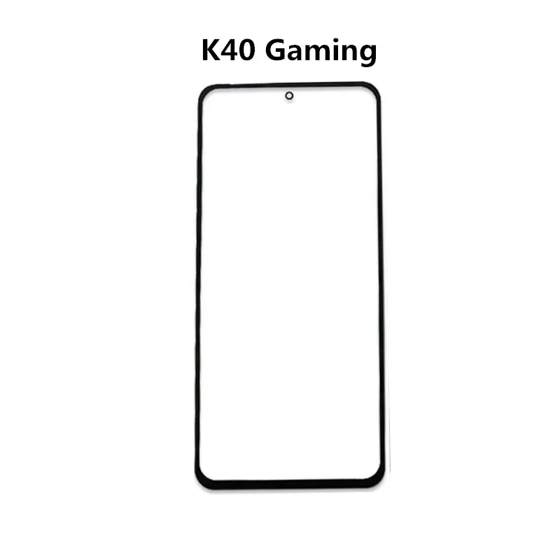 Outer Screen For Xiaomi Redmi K20 Pro K30 K40 Gaming Black Shark 4 Front Touch Panel LCD Display Glass Repair Replace Part + OCA