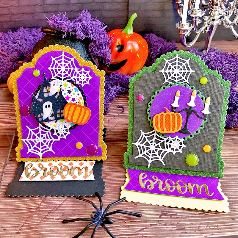 

Panalisacraft Halloween Gravestone Cutting Dies Stencils DIY Scrapbooking Album Decorative Embossing DIY Paper Craft Cards