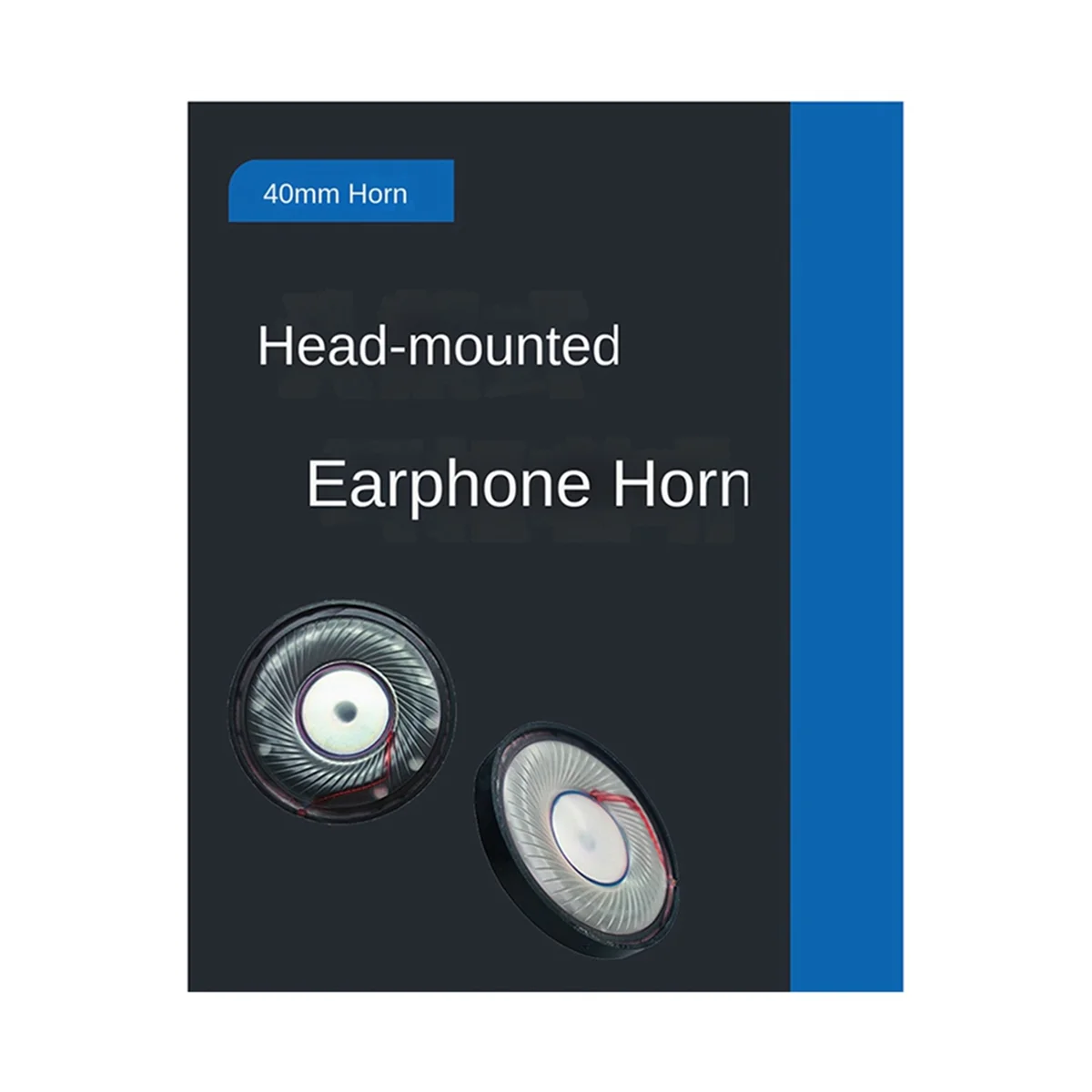 Headphone Speaker 40mm Speaker DIY Headphone Speaker Composite Membrane Speaker Headphone Speaker Driver