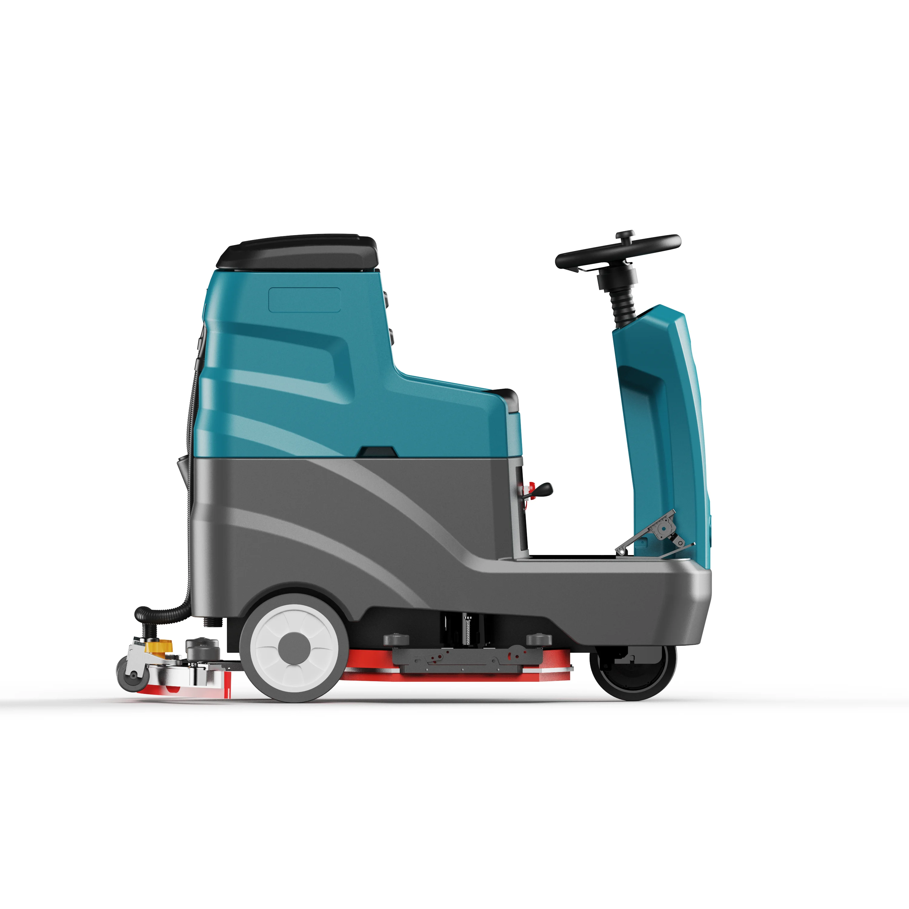 75L 85L Rider On Electric Sweeper Double Water Box Washer Power Electric Clean Machine FC75