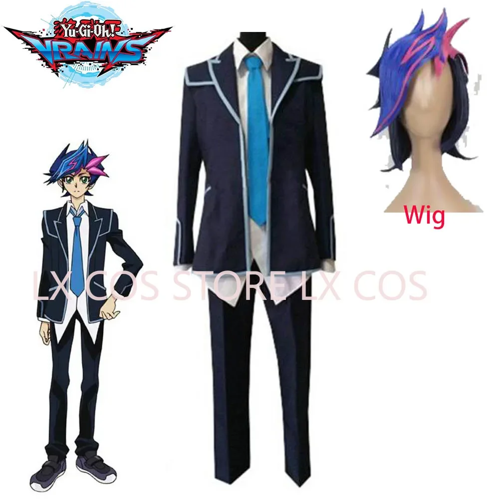 Yu-Gi-Oh! Vrains Fujiki Yuusaku Cosplay Costume Halloween Christmas Carnaval Anime Clothes Custom size