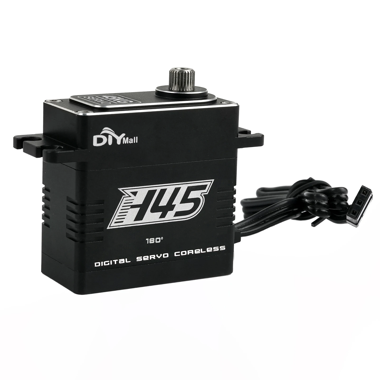 45kg.cm Digital RC Servo HV Coreless Metal Gear 180/270/360 per 1/8 1/10 RC Car Truck Crawler Boat Custodia in alluminio impermeabile