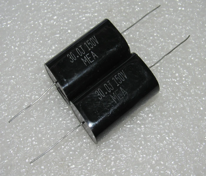 

10 шт./тайвань 150 В 30 мкФ 306J 30,0J 150 В постоянного тока осевой медный контактный пленочный конденсатор с частотным разделением