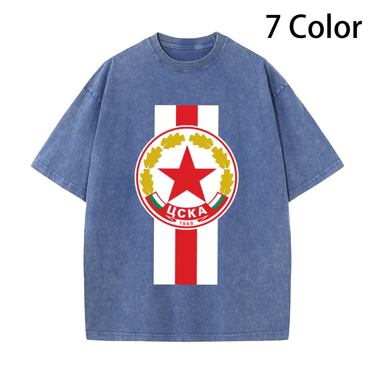 CSKA Sofia Football fans ultras hooligans Bulgaria T-Shirt oversizeds anime clothes men graphic t shirts