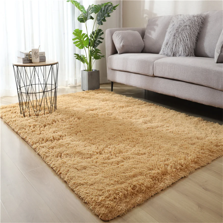 New Thick Carpet for Living Room Plush Rug Children Bed Room Fluffy Floor Carpets Window Bedside Home Decor Rugs Soft Velvet Mat