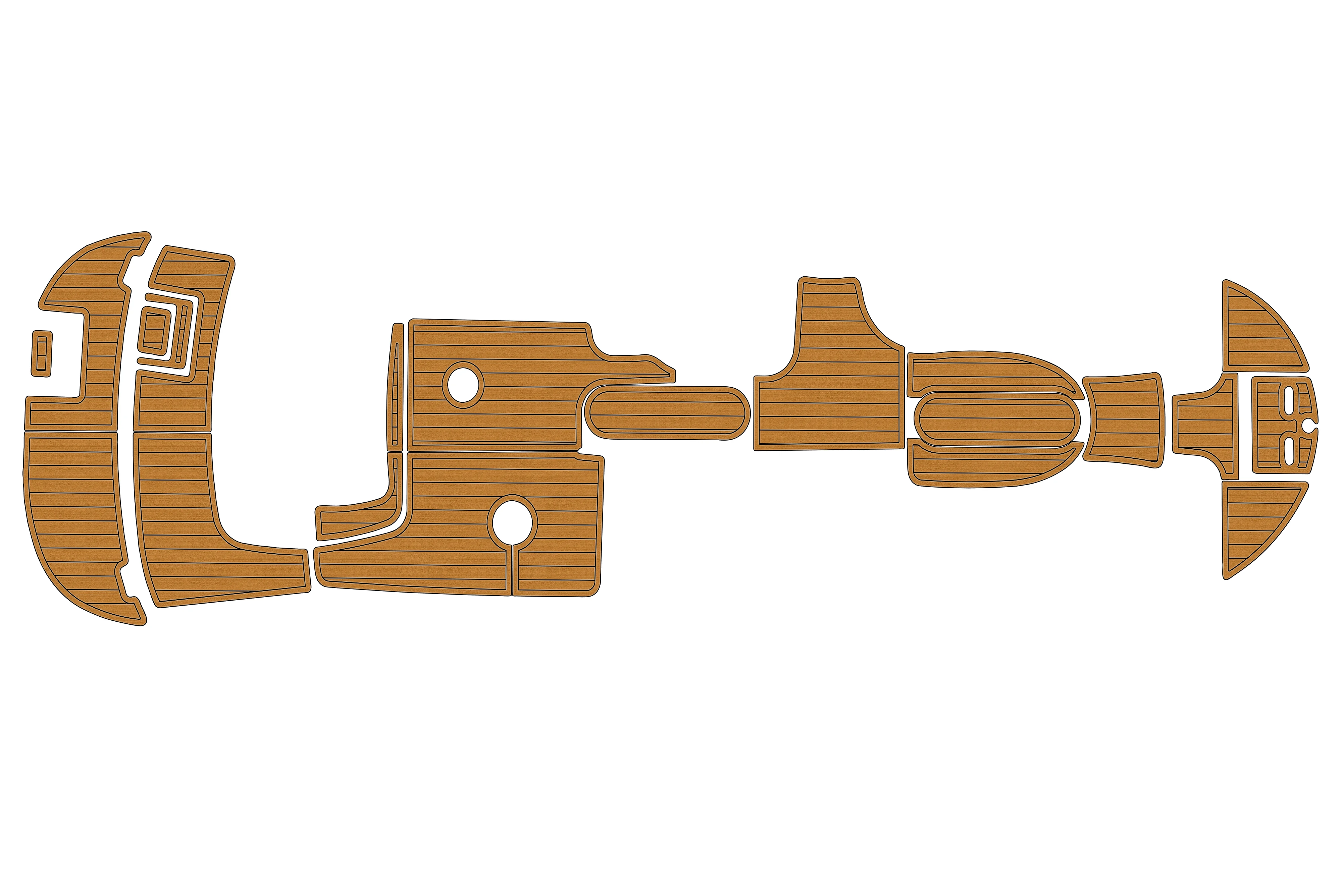 

Морской коврик из ПВХ с имитацией тика, нескользящий, 2000 RInker Siesta 243, 1/4 дюйма (6 мм), EVA, Seadek Gatorstep, для морских судов