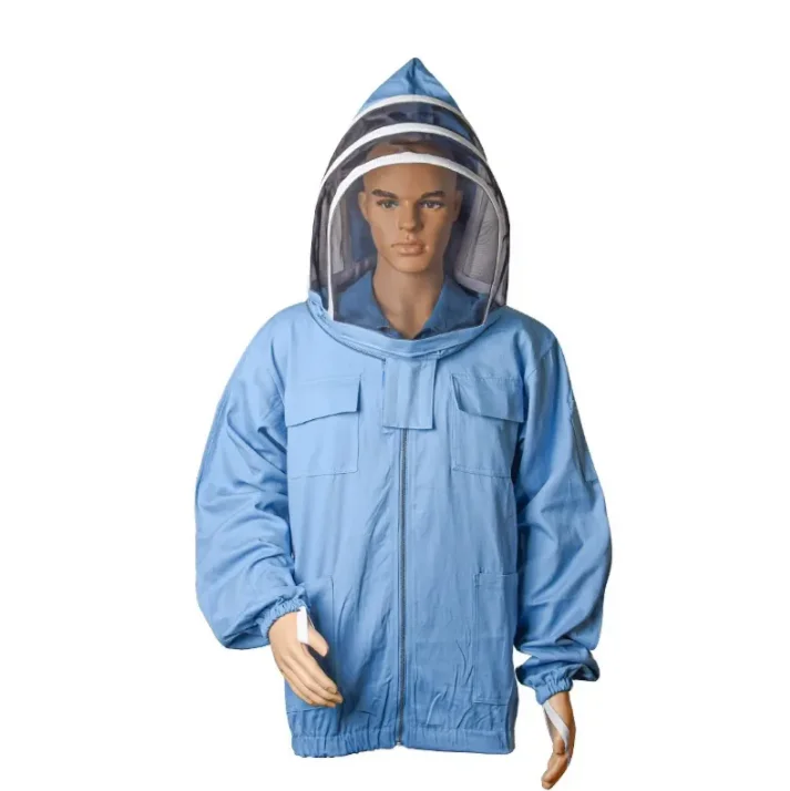 New Beekeeping Protective Suit Cotton Beekeeper Jacket Essential Animal Husbandry Equipment