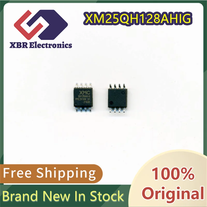 

(5/50 pieces) XM25QH128AHIG SOP8 Silk-Printed QH128AHIG Memory Chip Brand New Genuine Original In-Stock Free Shipping