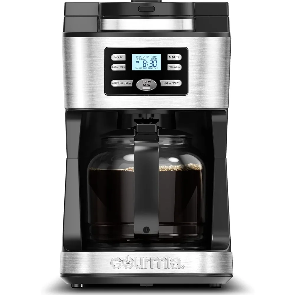 Digital Coffee Machine 12Cup FullyAutomatic Large coffee maker integrated CoffeeGrinder