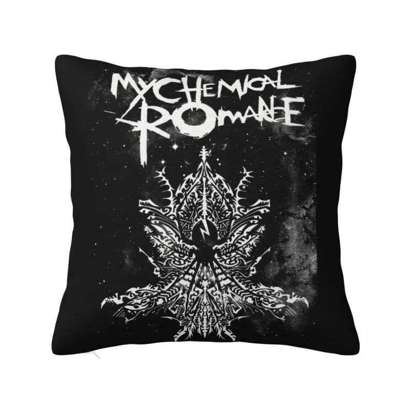 Custom Rock Music BandMy C-Chemical Romances Cushion Cover Print Square Throw Pillow Case for Car Pillowcase Home Decoration