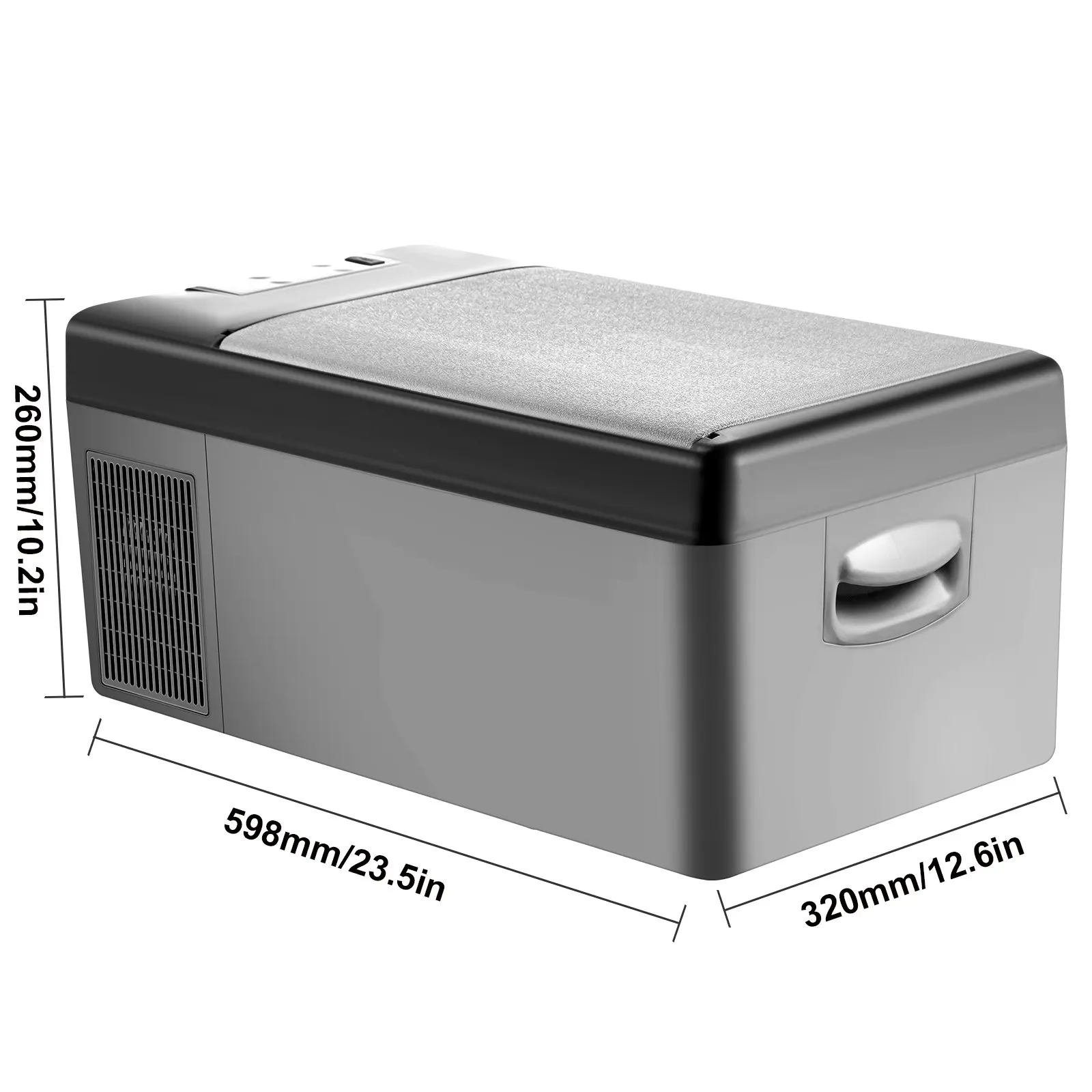 VEVOR 15L/20L autovriezer koelkast, draagbare compressorkoeler met app-bediening voor kamperen, reizen, buiten en thuis