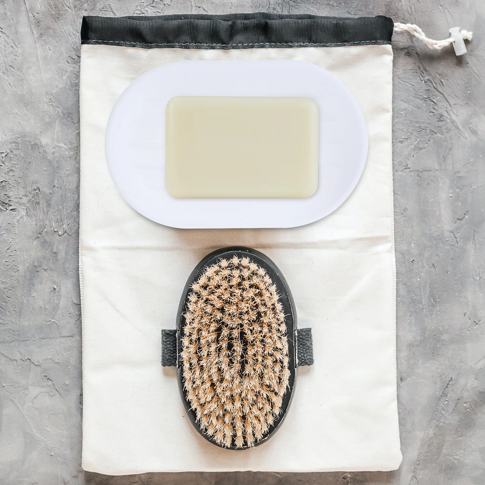 

1 Set Plastic Bathroom Accessories Kit Portable Wash Supplies For Home Hotel Use Toothbrush Holder Cup Soap Storage Tray Gargle