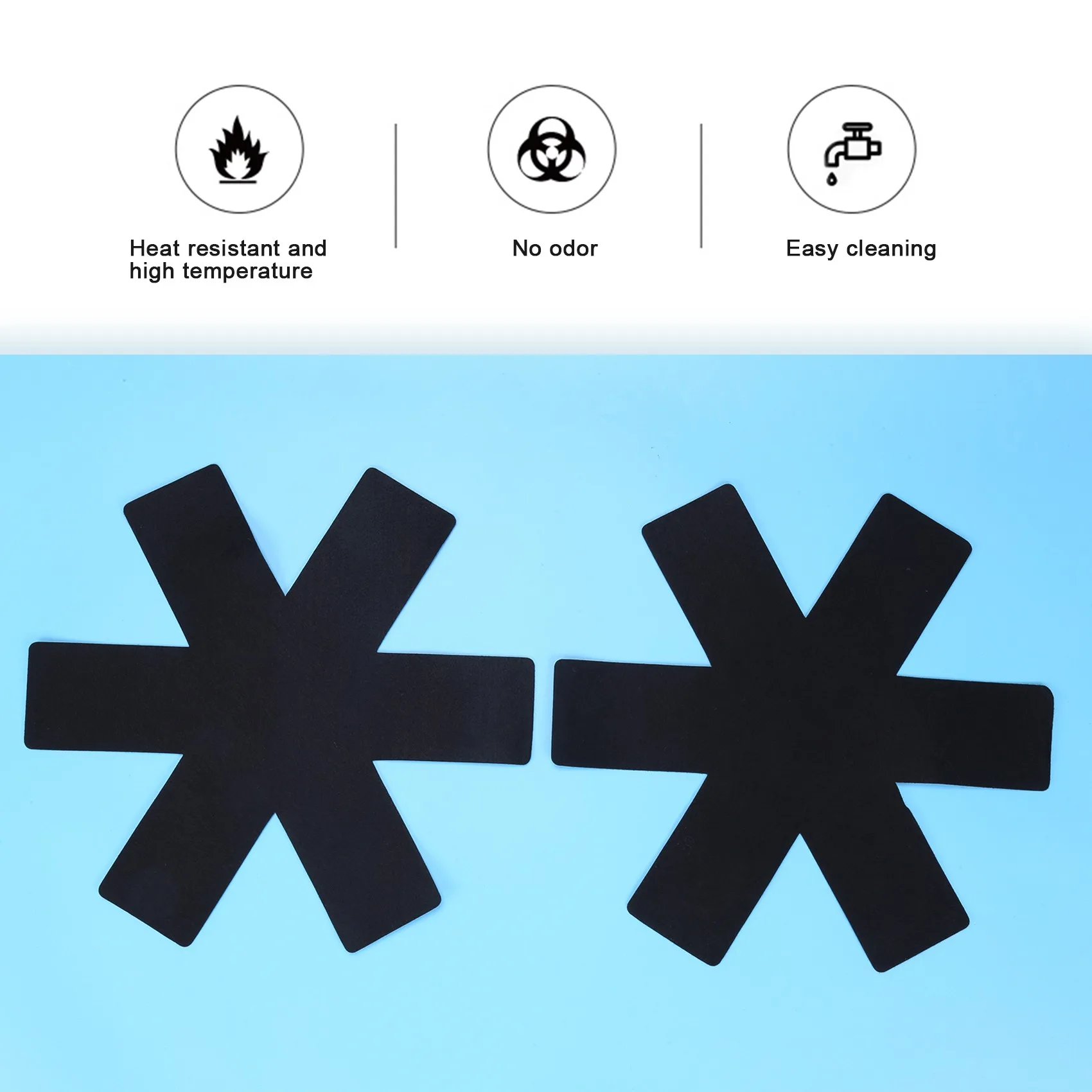 Panbeschermer, set van 5 panbescherming vilt 38 cm potbescherming potbeschermer, antislip stapelbescherming voor pannen, kommen HOT