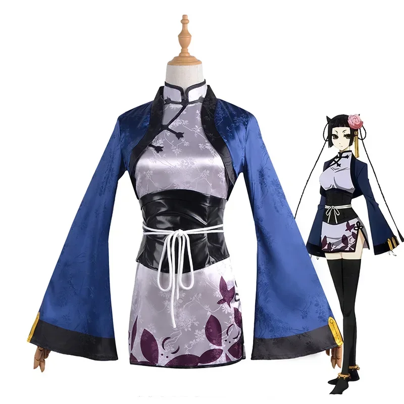 

Anime Black Butler Ran Mao Cosplay Costume Ran Mao Cheongsam Outfit Costumes Cosplay Party Full Set