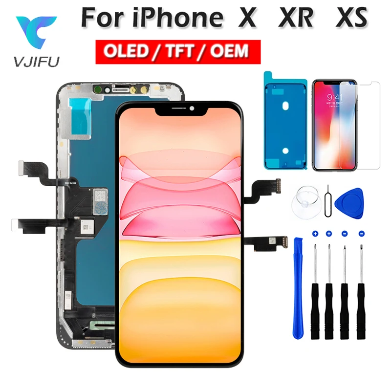 Original OLED LCD Display For iPhone X XR XS Max 11 Pro Max Screen Replacement Incell 3D Touch Digitizer Assembly No Dead Pixel 19 sold27,605.71Extra 1% off with coinsVJIFU Repair StoreSee previewSimi