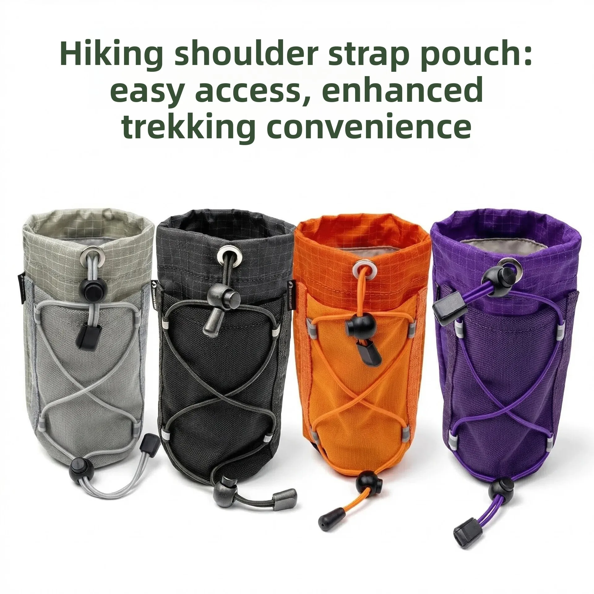 

Outdoor backpack shoulder strap hanging bag mobile phone kettle bag mountaineering hiking backpack storage expansion bag