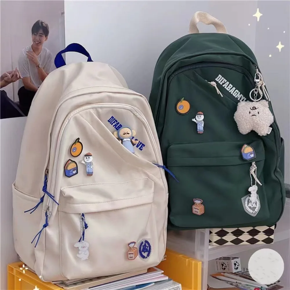 Japanese Instagram Style Antique Style Girl Student Backpack Female Korean Version Harajuku Ulzzang Backpack Large Capacity