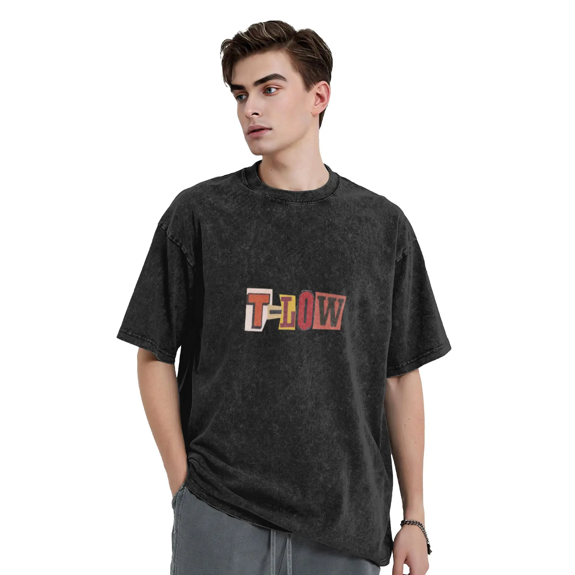 T-Low Rapper Classic Chic A Washed T Shirt Men's Women's Oversized Cotton Tees Tops