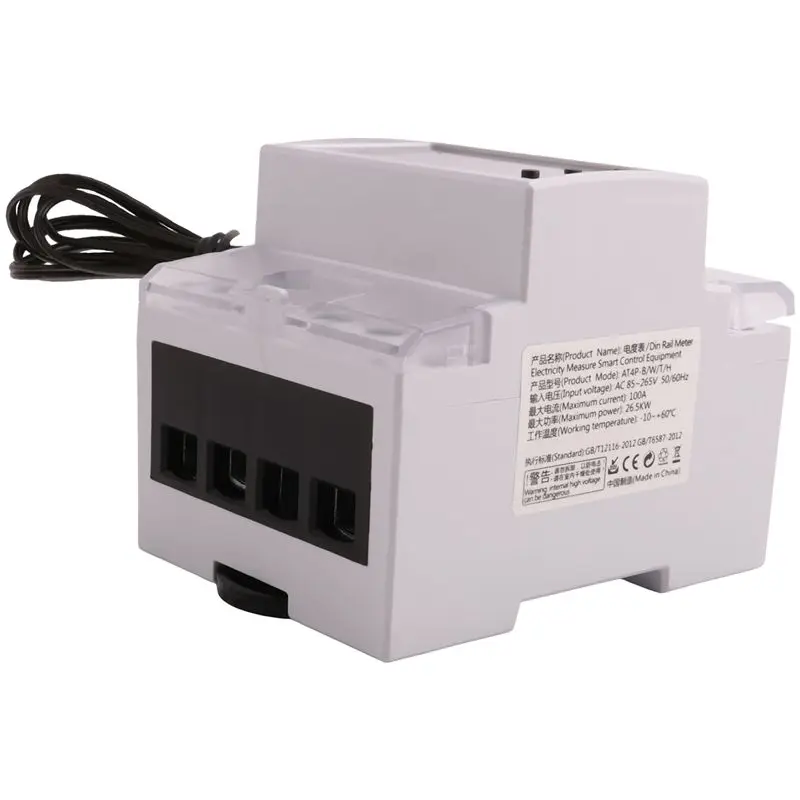 1 Piece AT4PTW WIFI Tuya Din Rail Digital Thermostat Incubator With Timer Switch AC220V 100A For Heating New