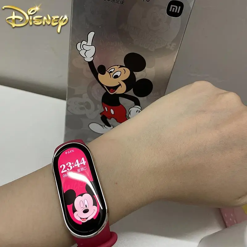 

Xiaomi Mi Band 8 NFC Smart Watch Bracelet Disney 100th Anniversary Edition Mickey Mouse High Beauty Commemorative christmasGift