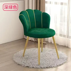 Luxury backrests chairs dormitory makeup Restaurant household bedrooms chair student dressing chairs nordic lounge pink chair