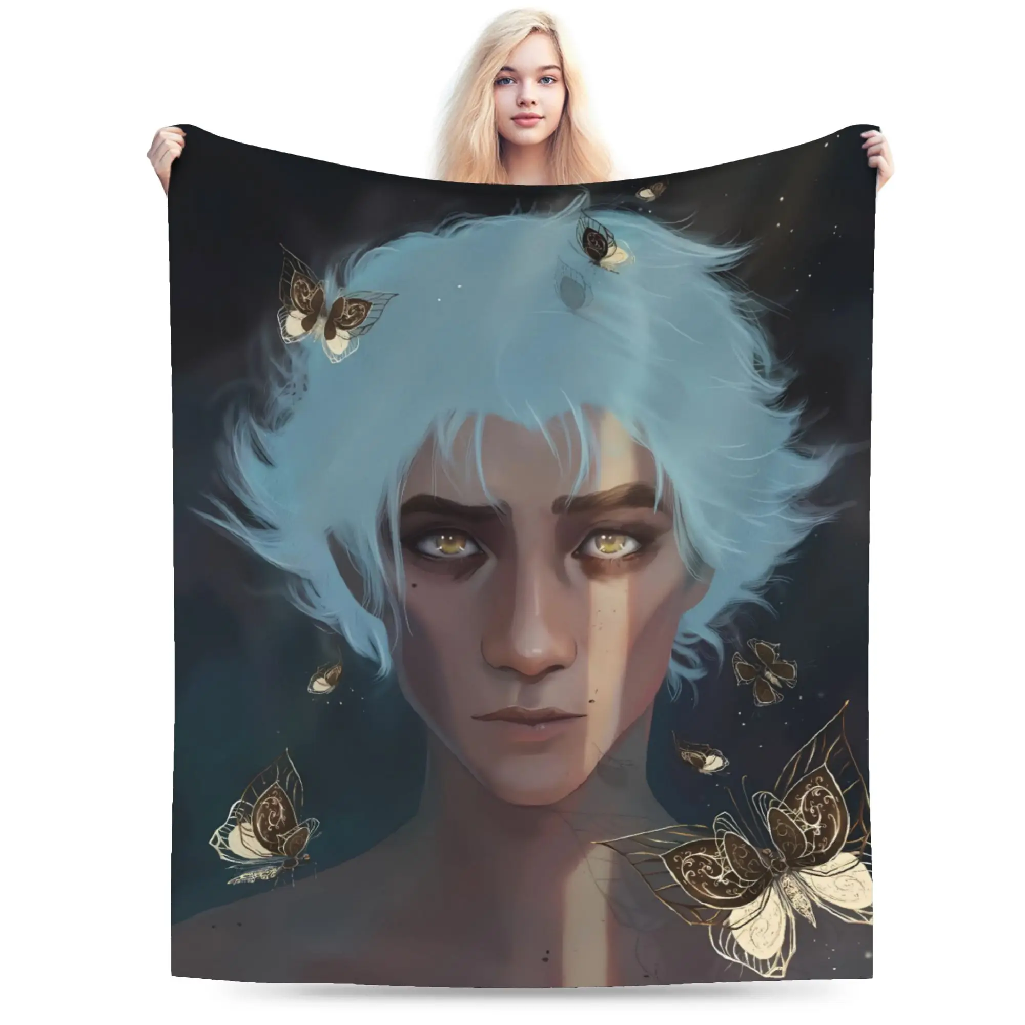 غامض فيكتور لعبة بطانية ثلاثية الأبعاد طباعة دافئة لينة الجدة أفخم رمي بطانية لغرفة المعيشة نزهة الفانيلا المفرش غطاء السرير