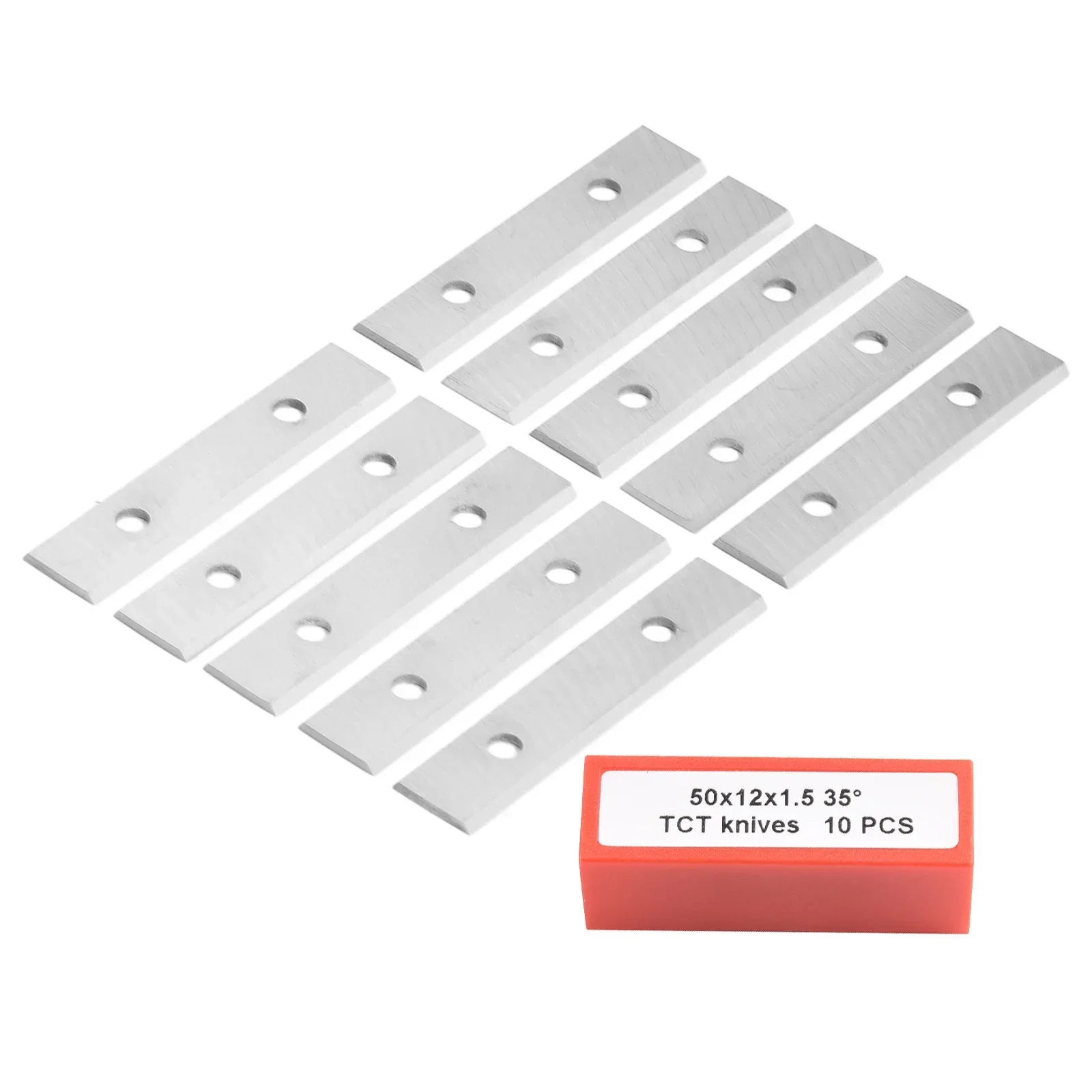 Square 50x12 For X1.5mm Carbide Inserts Cutter Blades Paint Scraper Blades 10Pc Fit For Wood Surfacing Planing Cutterheads