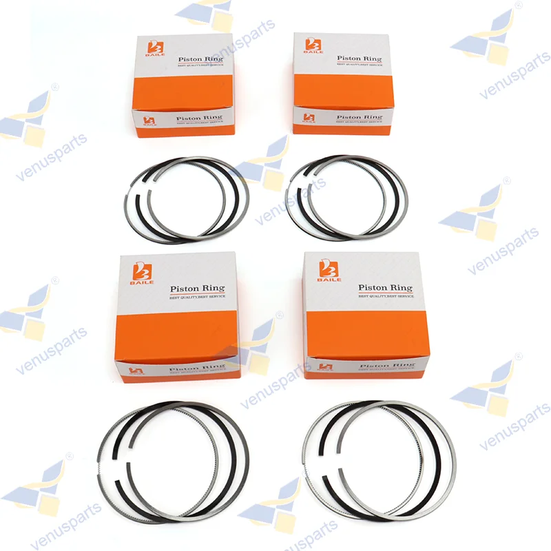 

4TNE106 4TNV106 4D106 S4D106 Piston Rings Set for Yanmar Engine for Komatsu 4D106E YM123900-22050 106*2.5HK+2+3mm STD