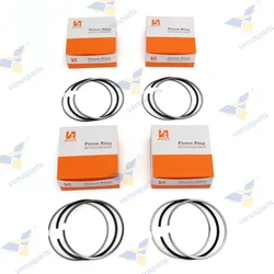 V2203 4 Set Piston Rings STD For Kubota V2203T V2203E V2203B BOBCAT 7753 87mm 2HK*2*4,2.5HK+2+5