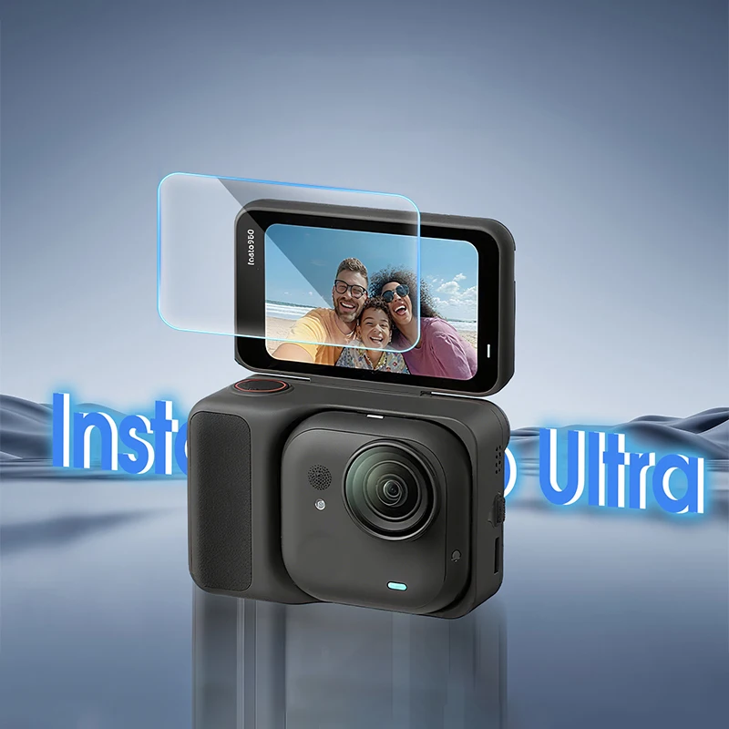 2PCS Tempered Glass For Insta360 GO Ultra Screen Protector HD Protective Films For Insta360 GO Ultra Action Camera Accessories