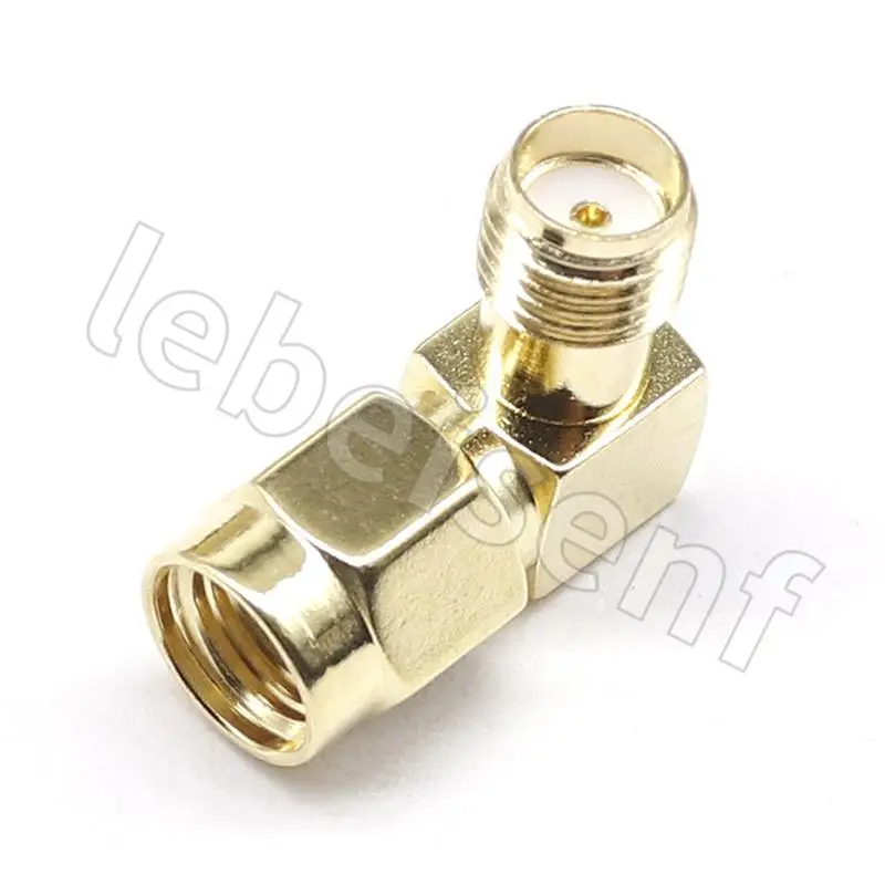 SMA to SMA Connector male female RP SMA to SMA male RPSMA Straight Right angle 3 way RF adapter Converter