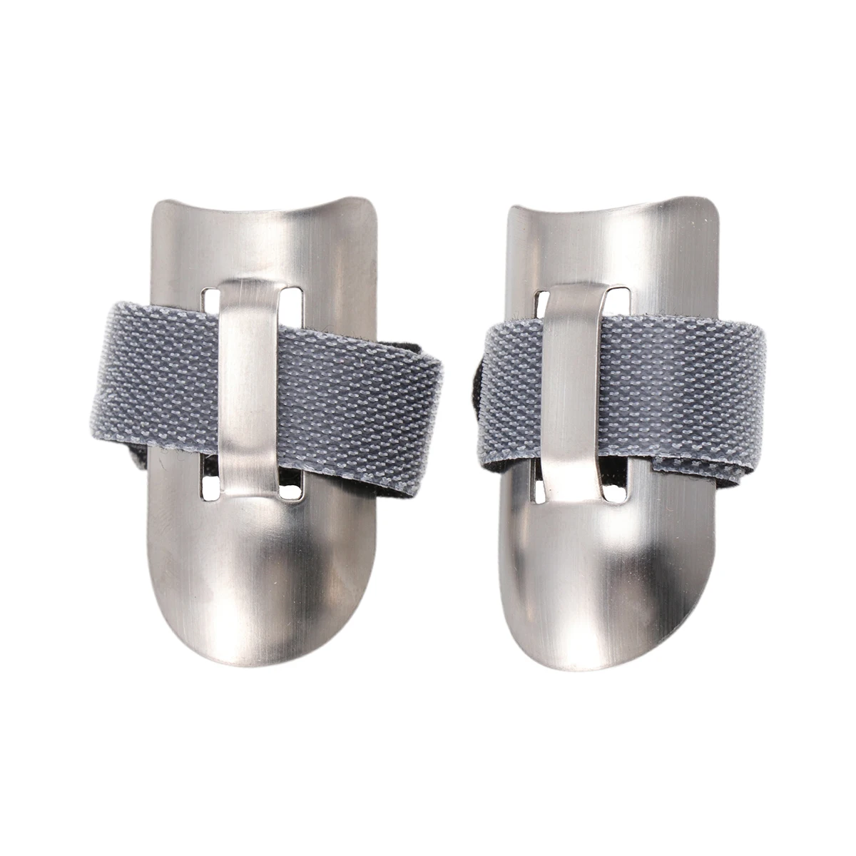 

2pcs Finger Protector Guard Cutting Stainless Guards Food Peeling Tool Adjustable Fits Most Fingers Kitchen