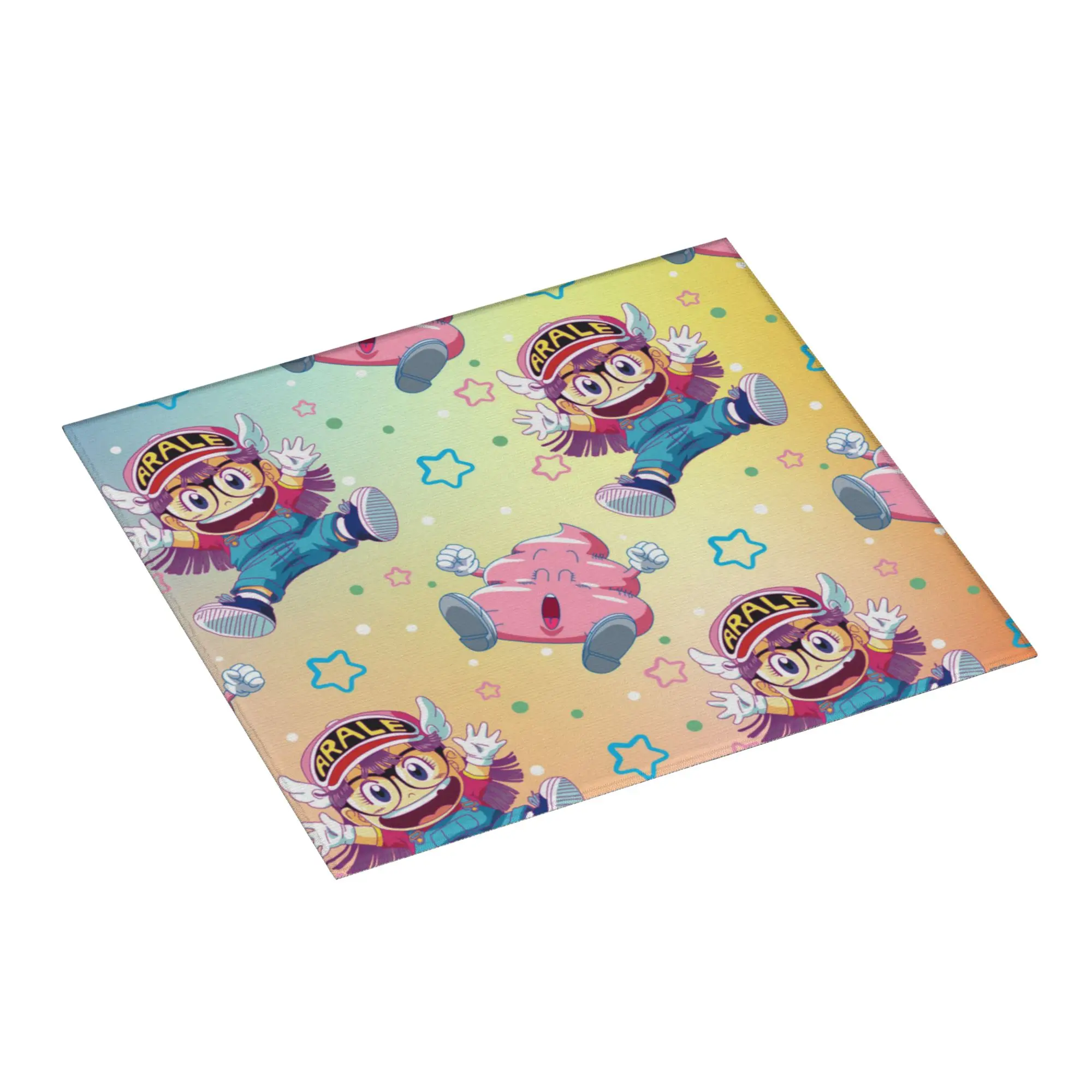 Arale Norimakis Japanese Dr Slump Non Slip Kitchen Counter Protector Mat Barware Tableware Reusable Drying Mat For Kitchen