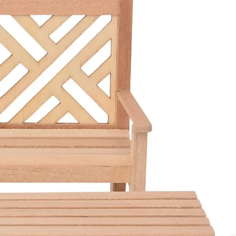 인형 집용 정원 세트 의자 모델 빈티지 의자 모델 디스플레이 의자 1:12 모델 장난감 소녀 인형 집 척 놀이 15UB