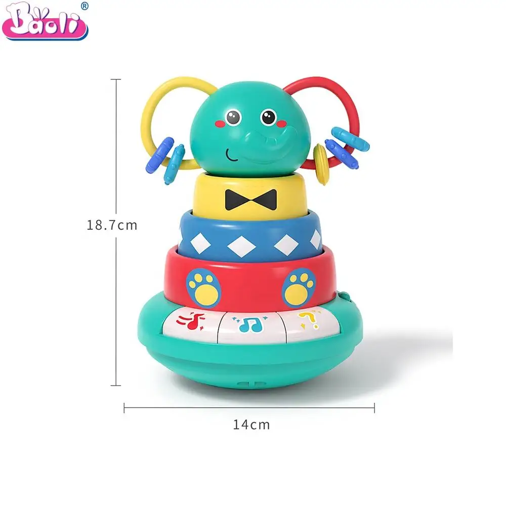 BAOLI 1305C Hot Sale Stacker Ring Tumbler Toy For Baby