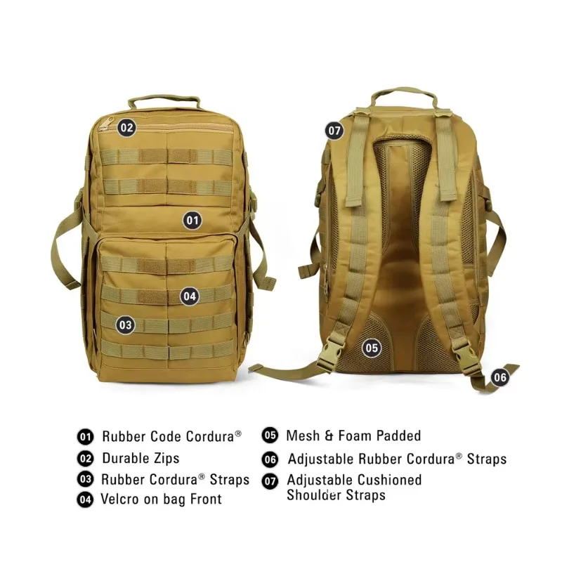 Custom Outdoor Hunting Backpack Portable Storage Pack For Hiking Camping Travel Multi‑Purpose Outdoor Sports Activity Gear